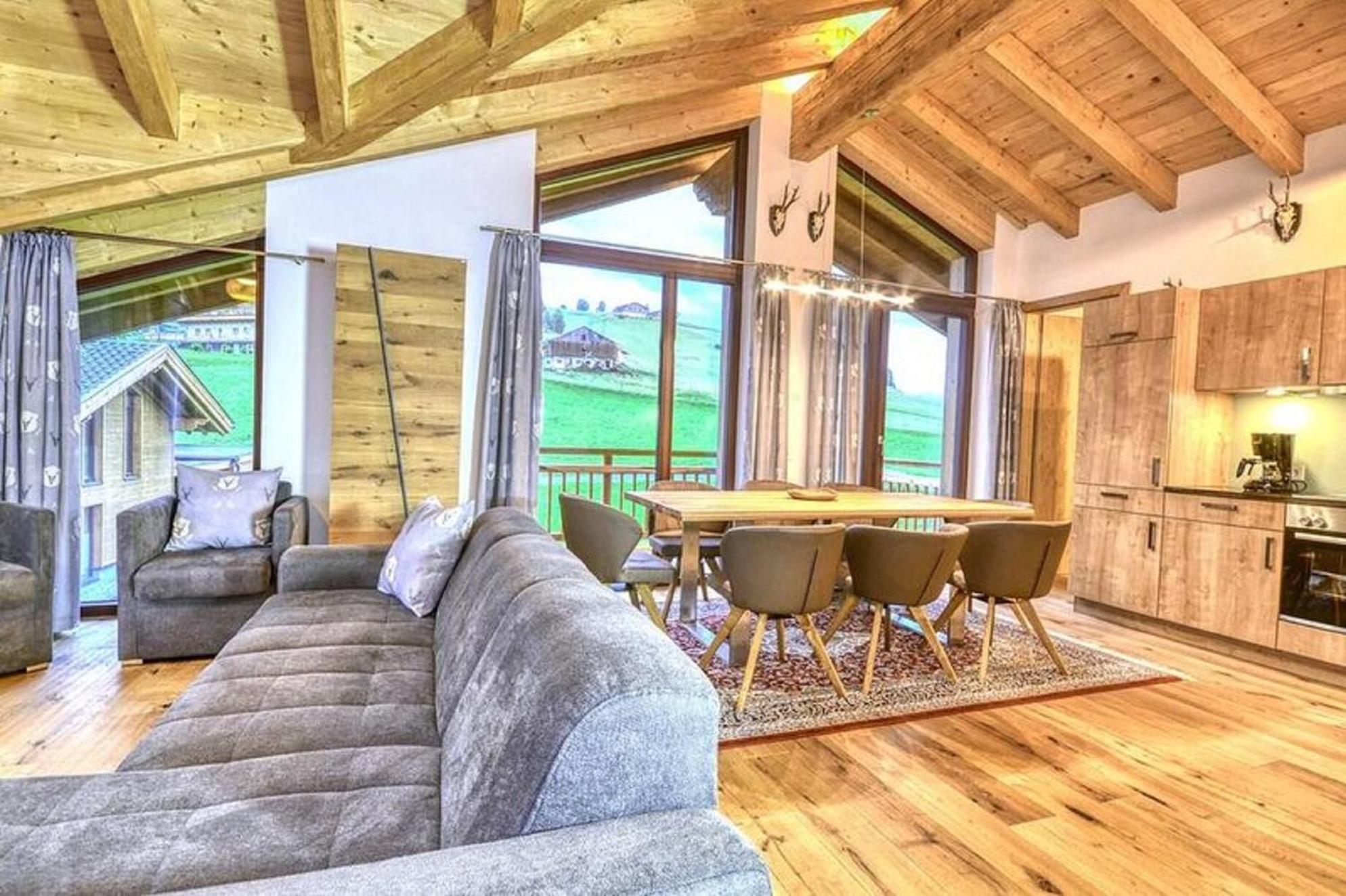 Apartment Beautiful Austrian Style Chalet At The Ski Slope Salzburg